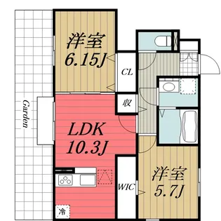 千葉県市原市大厩【アパート】の間取り
