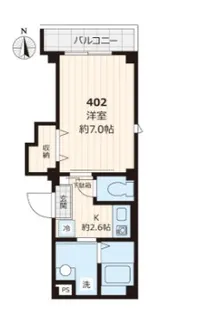 ソラナ王子【4階】の間取り