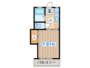 コーポ中沢【1階】の間取り