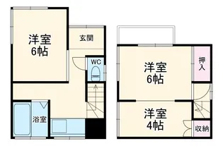 埼玉県ふじみ野市大井武蔵野【一戸建】の間取り