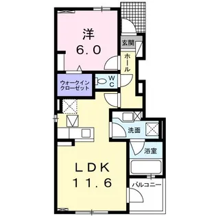 ダイアリーI【1階】の間取り