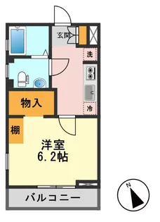 東京都葛飾区高砂3【アパート】の間取り