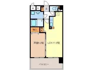 ライフコート丸之内【8階】の間取り