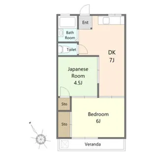本郷ビレッジ【2階】の間取り
