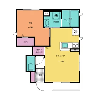 CASA VERDE E【1階】の間取り
