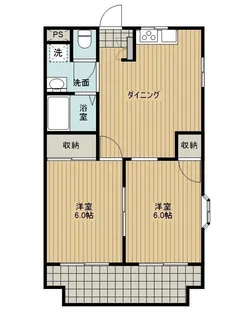 エスポワール【1階】の間取り