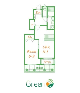 Plumeria【1階】の間取り