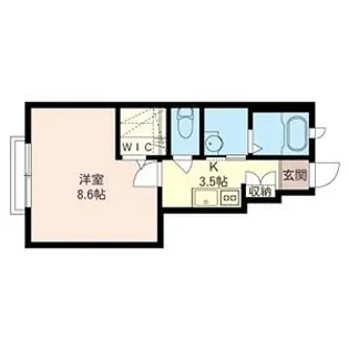 フォレスト ガーデン【1階】の間取り