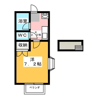 ハイツS【1階】の間取り