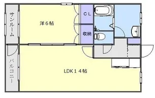 メルベイユB【2階】の間取り