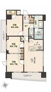 ノーブル西日暮里 各種相談可能【4階】の間取り