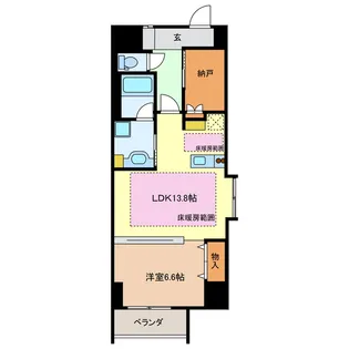 UTOPIA TOWER【10階】の間取り