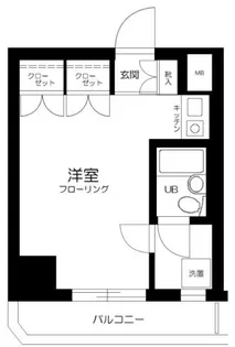 マートルコート中目黒第2【4階】の間取り