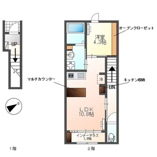 サンフェリーチェS【2階】の間取り