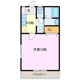 シーパーク長太ノ浦B【1階】の間取り