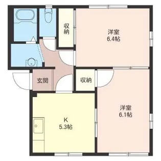 アビタシオン岩崎【1階】の間取り