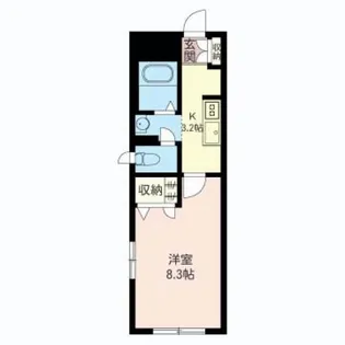 【シャーメゾン】Meu Claro(メウクラーロ)【1階】の間取り