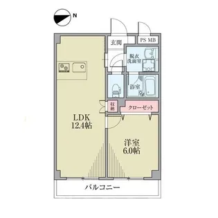 ウィステリアガーデン【1階】の間取り