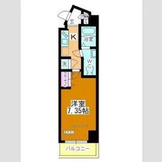 アルファコート西川口6【8階】の間取り
