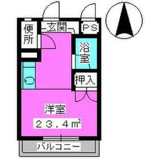 ラフォーレ四季【1階】の間取り