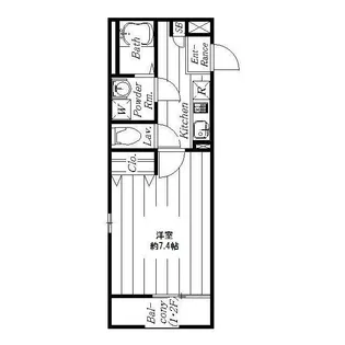 アムール アザレ【2階】の間取り