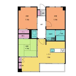 クリヴィーレ増田【8階】の間取り