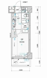 メインステージ洗足池【1階】の間取り