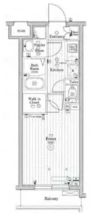 スカイコートグレース西六郷【2階】の間取り