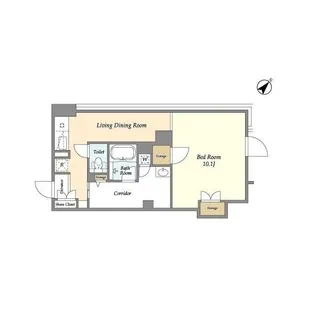 FULL HOUSE MONZENNAKACHO【6階】の間取り