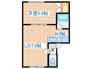 アルデ33【2階】の間取り