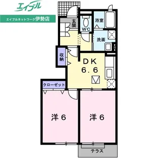 I KM2 B棟【1階】の間取り