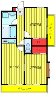 ノーザンライト【2階】の間取り