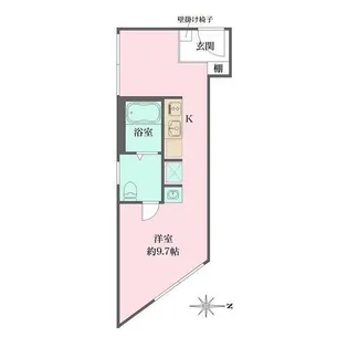 KOSTIC KAMATA【2階】の間取り