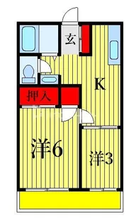 トレス南柏【2階】の間取り