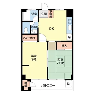 松栄大宮マンション【1階】の間取り