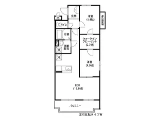 グランシエル【2階】の間取り