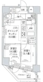 アイル王子ノルド【4階】の間取り