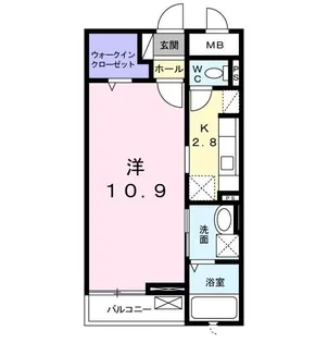 フォレスタ あけぼの【2階】の間取り