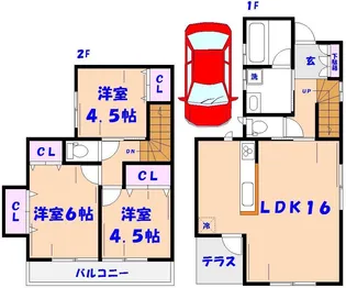 コンフォールIIIの間取り