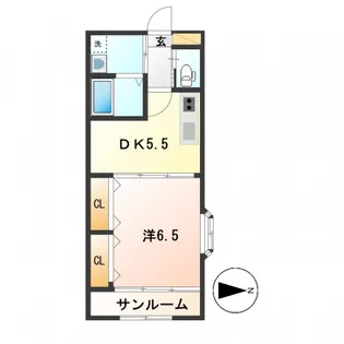 メゾン・ジュネスVII【5階】の間取り