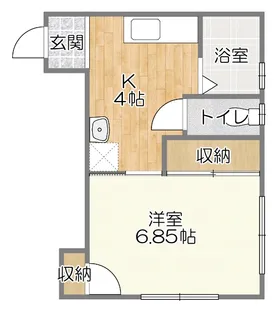 コーポラスKODAMA【1階】の間取り