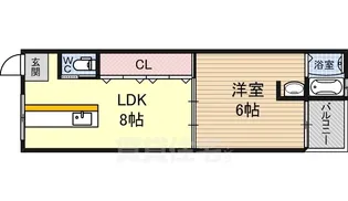 羽衣グリーンハイツ【4階】の間取り