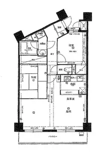 ライオンズプラザ町屋【5階】の間取り