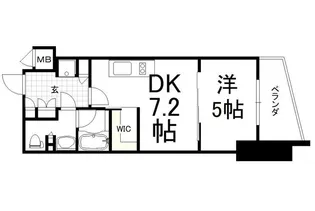 ザ・パークワンズ渋谷本町【6階】の間取り