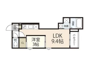 REGALEST 江波東【3階】の間取り