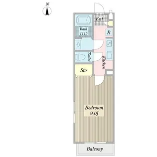 M Pan【1階】の間取り