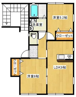 フェリーチェ長塚【1階】の間取り