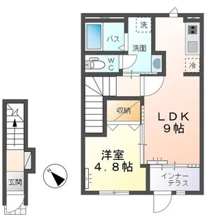 サンコート【2階】の間取り