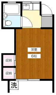 コーポ司【1階】の間取り