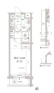 ARKMARK東中野(アークマーク東中野)【4階】の間取り